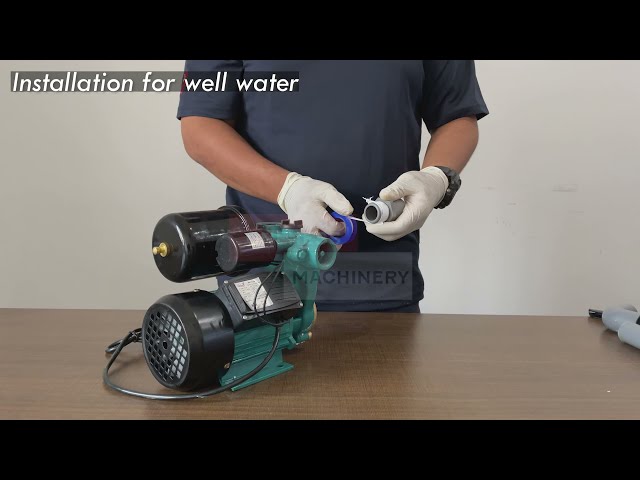 Unboxing & Installation & Demo of Pecker PK138 Water Pump 375W 0.5HP
