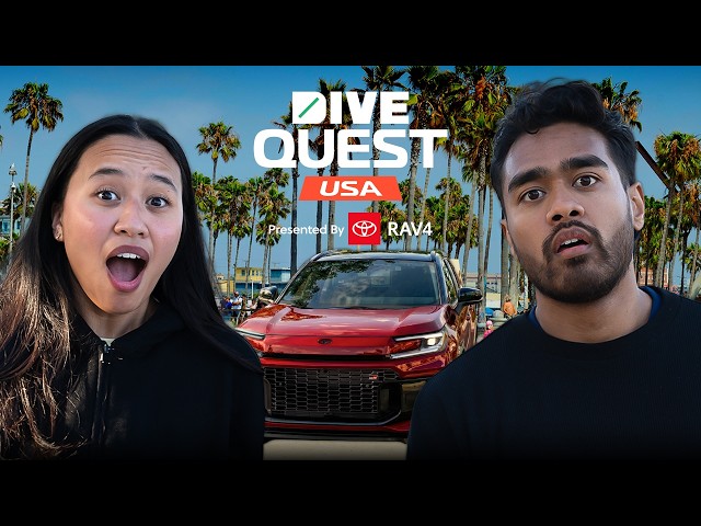 One Couple, Three RAV4s, A Race Across LA | DIVE QUEST