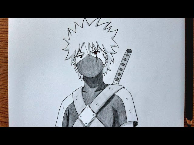 How To Draw Young Kakashi With Sharingan || Naruto Drawing Tutorial