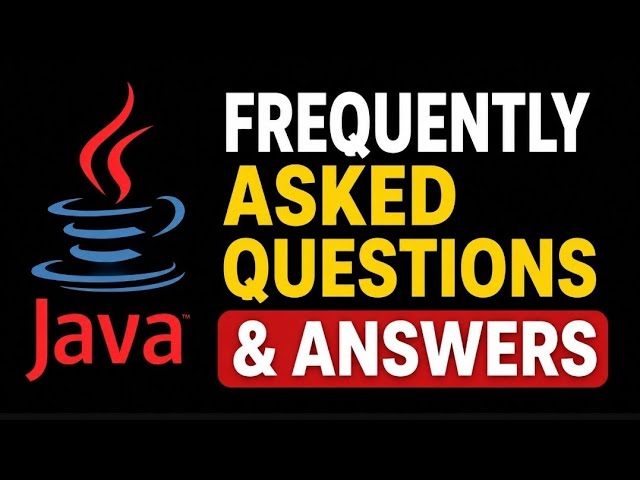 Consolidated List of JAVA frequently asked interview questions & answers