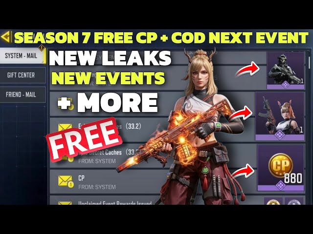 Season 7 New Leaks||Free Cod Points Redeem Code||7th Anniversary Updates Cod Next Event Leaks 2026 