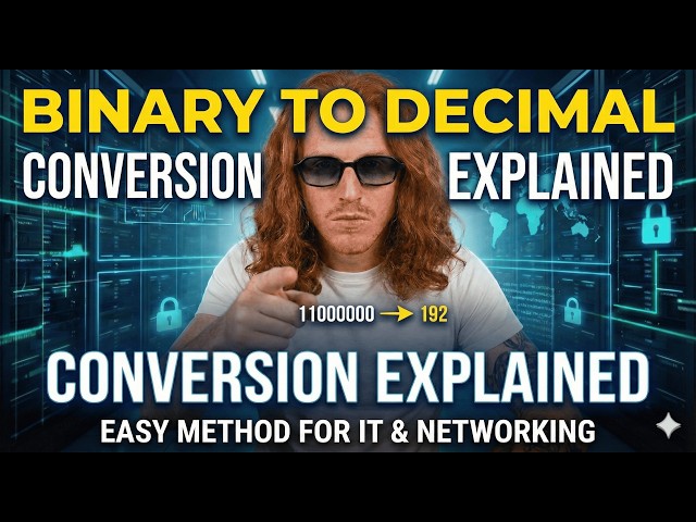 How To Convert Binary To Decimal ( i wish i knew its that easy)