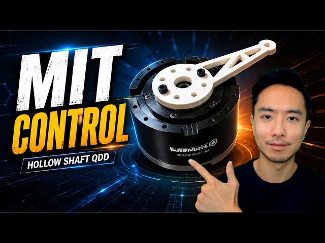 MIT Control Mode & Backdrive on the Cubemars AKH70-16 V1.0 KV41 QDD Hollow Shaft Robotic Actuator