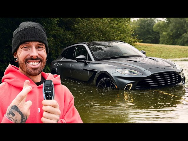 INTENTANDO ARRANCAR EL ASTON MARTIN DBX INUNDADO QUE LE COMPRÉ A MI PAPÁ