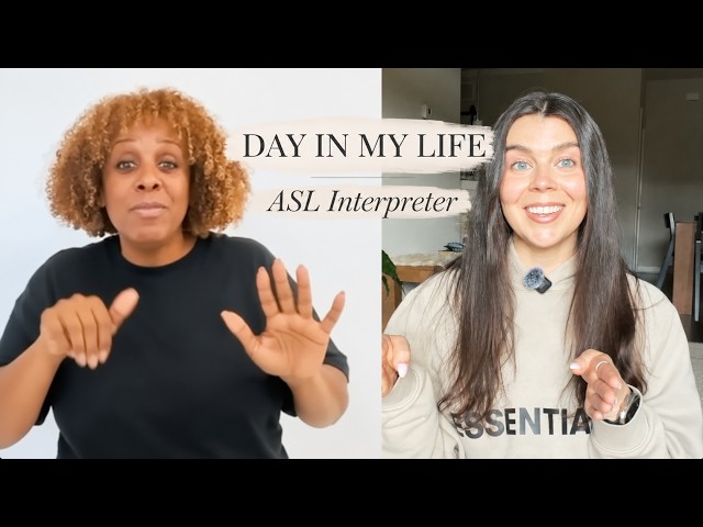 Day in My Life as an ASL Interpreter | VRI + Freelance
