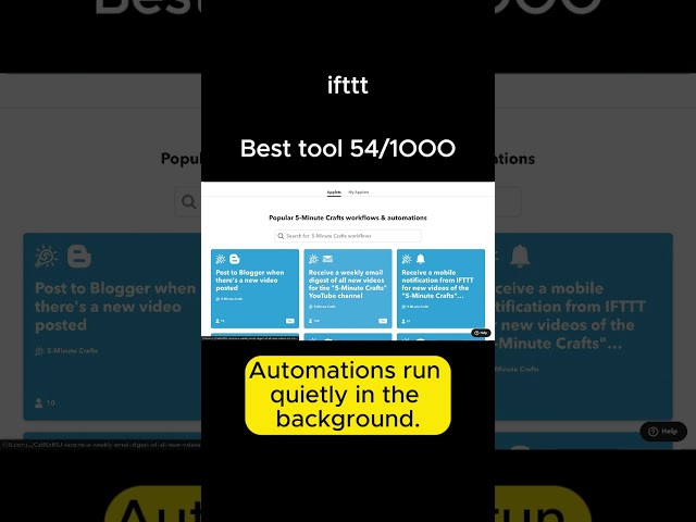 Automate Your Apps Without Coding | ifttt