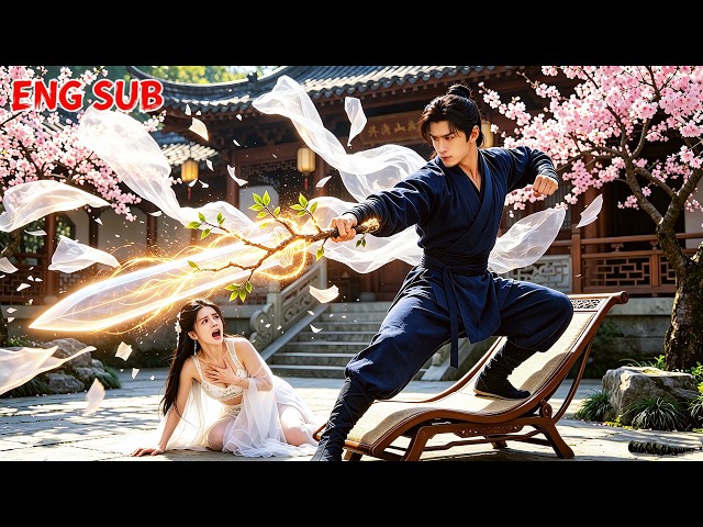 Ordinary cultivator hides in forest. Beauty finds he's a boss. One move blows her clothes off!