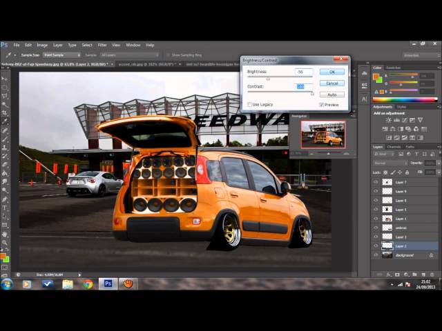 Fiat Panda 2013 Virtual Tuning Photoshop