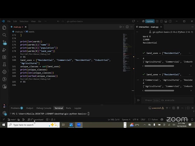 Python Crash Course for GIS Analyst (Part 1)