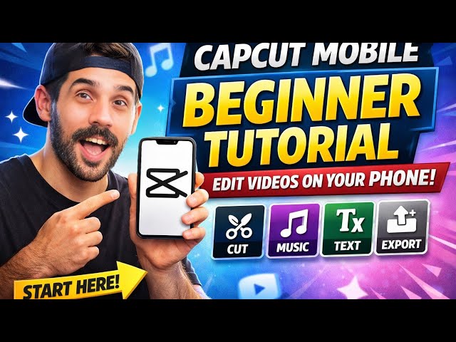 CapCut Mobile Beginner Tutorial | How to Edit Videos on Phone