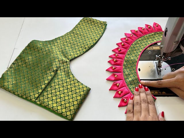 Modern Blouse Neck Design | Blouse Back Neck Designs | Cutting And Stitching Back Neck Blouse Design