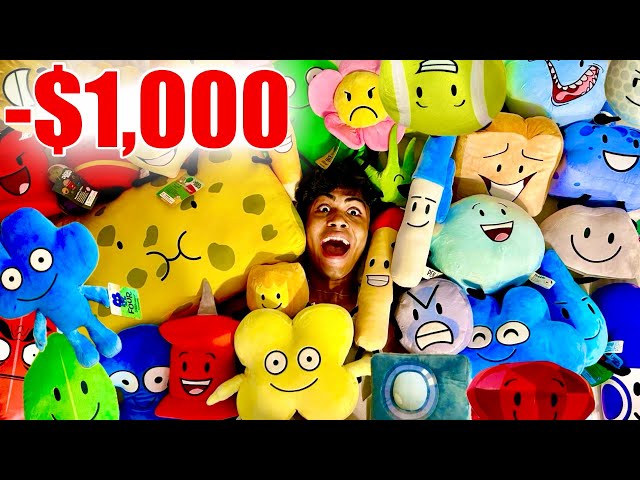 I Bought EVERY BFDI Plush EVER MADE ($1,000 FULL Collection)