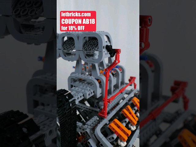 Letbricks.com V8 4-stroke OHV 5.0L Vents Control | by Ronald Tewes | Alternate LEGO Engines Mocs