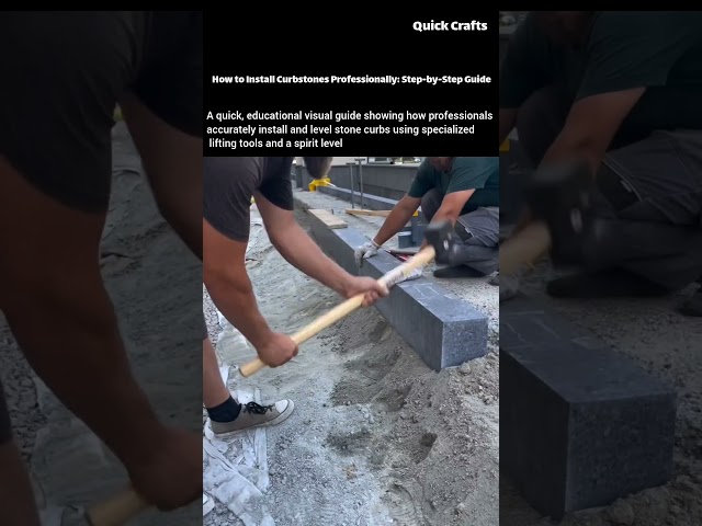 How to Install Stone Curbs Professionally: Step-by-Step Engineering Guide