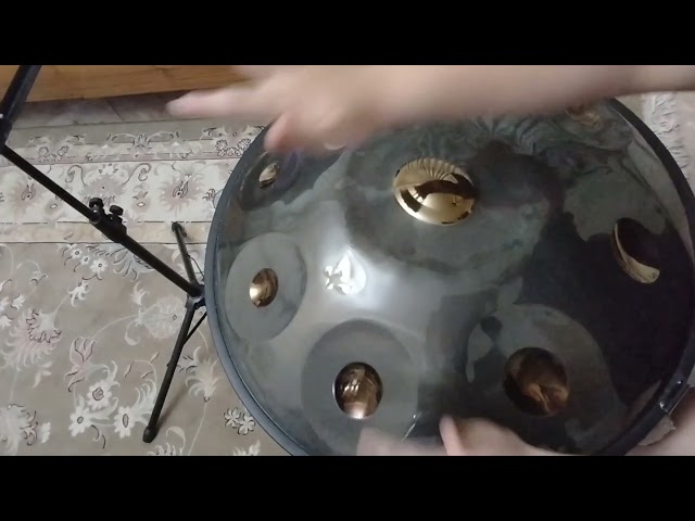 my first handpan drum video (day 1)