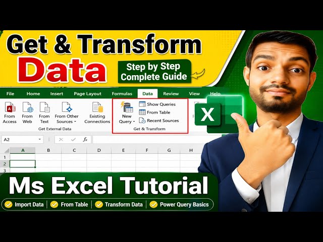 Get & Transform Data in Excel | Power Query Tutorial in Urdu/Hindi