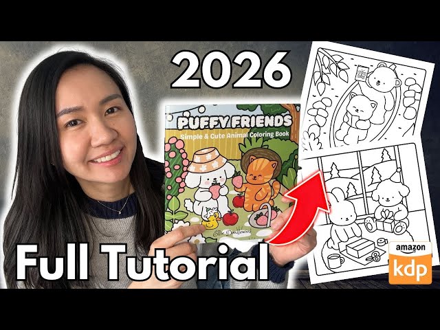 How to Create and Publish a Coloring Book to Sell on Amazon KDP  | Step-by-Step Tutorial (2026)