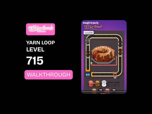 Yarn Loop Level 715 Walkthrough | Easy Solution