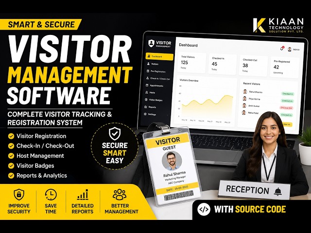Visitor Management Software, Visitor Tracking, Visitor Registration, Guest Management