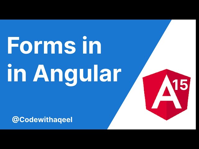 Introduction to forms in angular | template driven forms(tdf) | Reactive Forms