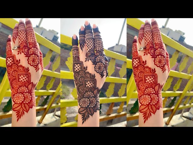 New Mehndi Design 2025|Easy Mehndi Designs | Back hand Mehndi Designs |Floral Mehndi Designs