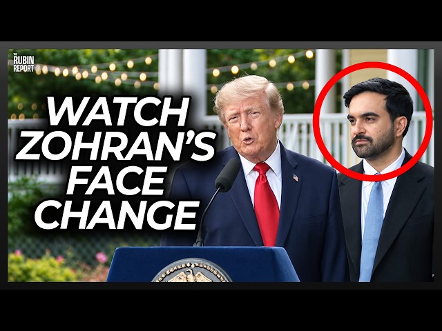 Watch Zohran’s Face Change When Trump Says This About Him in Front of the Press