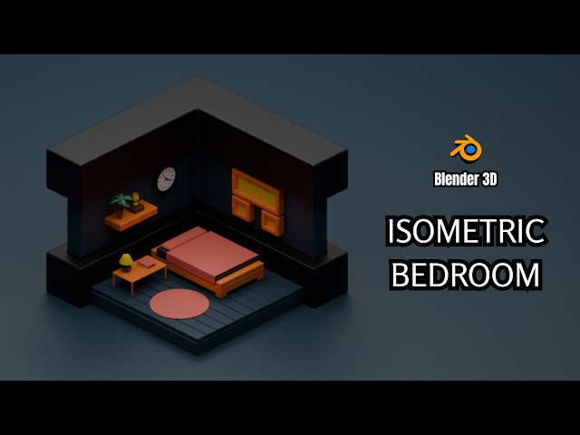 Blender - Isometric Bedroom