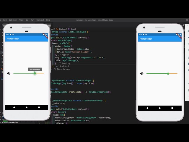Flutter Slider Widget, RangeSlider (Urdu/hindi)