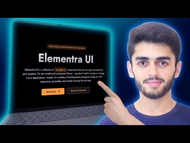 Elementra UI v0.1.7 - 10+ New React Components You NEED in 2025! (Tutorial)