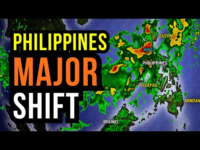 Major Shift coming to the Philippines with Typhoon Jangmi...