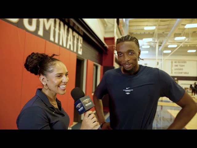 Herb Jones on scrimmages, defensive focus | Pelicans Training Camp 2026