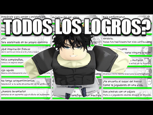COMPLETE TODOS LOS LOGROS DE JUJUTSU SHENANIGANS (Pelicula Completa)