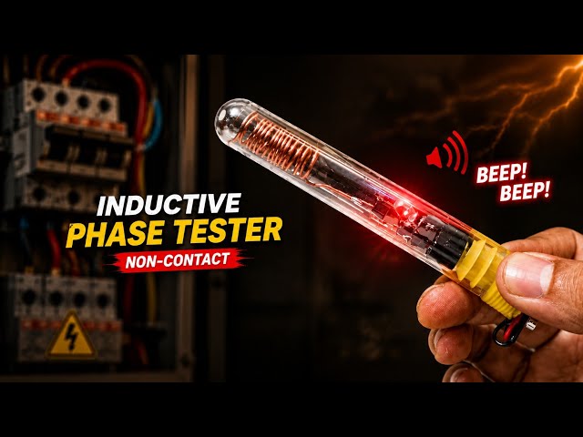 I Built a Non-Contact Inductive Phase Tester!