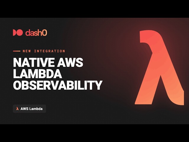 Native AWS Lambda Observability in Dash0