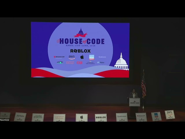 Talia Stringfellow Speaks to Congressional App Challenge Winners at #HouseOfCode 2026