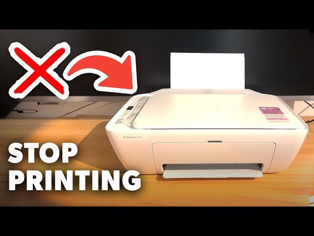 How to Stop HP Deskjet From Printing - Full Guide