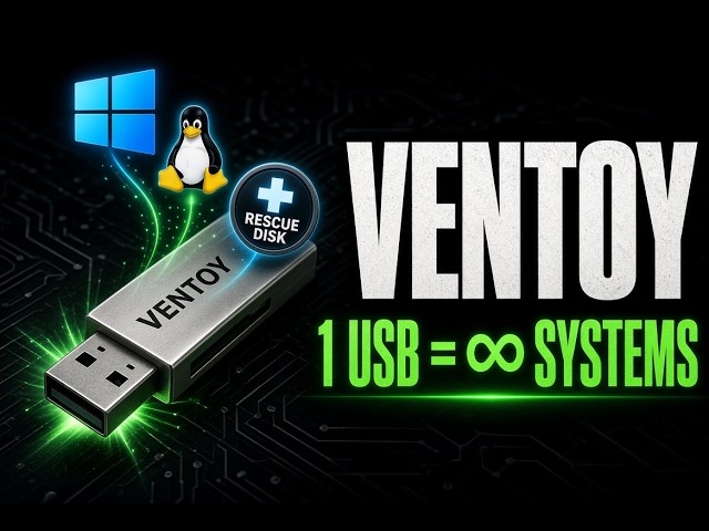 VENTOY: Guia Completa-USB Multiboot con Windows, Linux y Rescate en UN SOLO Pendrive (2026) HACKALYG