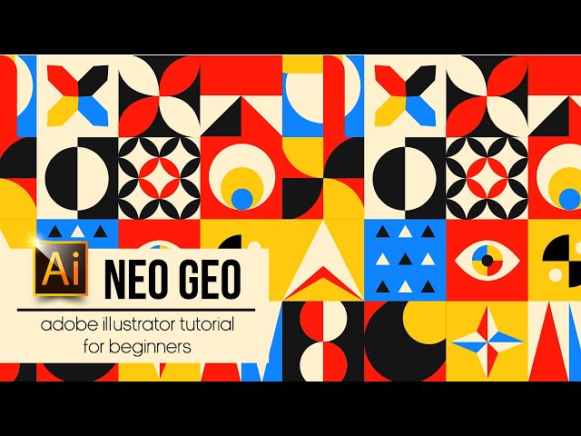NEO GEOMETRIC | ADOBE ILLUSTRATOR 2020 TUTORIAL FOR BEGINNERS