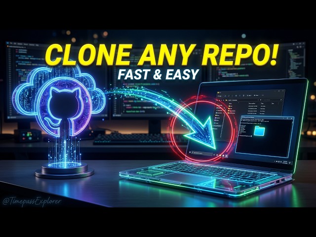 How to Clone a GitHub Repository to Local Machine (Fast & Easy) #github #git