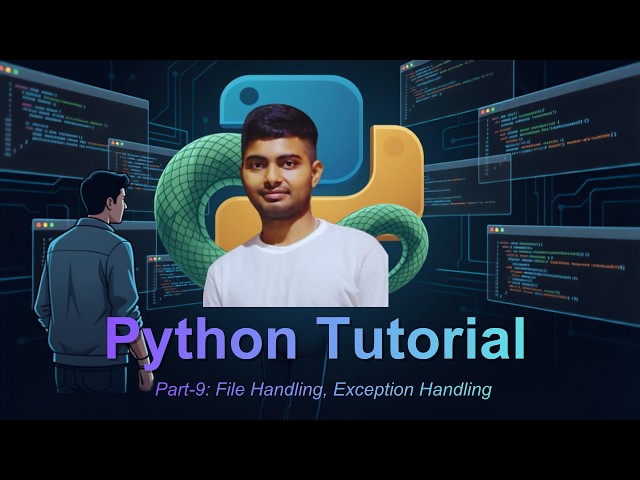"Python Programming for Beginners - Lecture 9 | Basics of Python Coding - with @jhatutorials08"