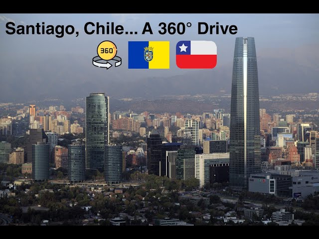 Santiago, Chile 🇨🇱 | A 360° Peripheral Drive of Santiago's Eastern Neighborhoods