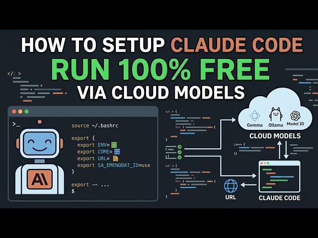 How to Setup Claude Code 100% FREE with Ollama Cloud Models (Ubuntu Guide) - P1