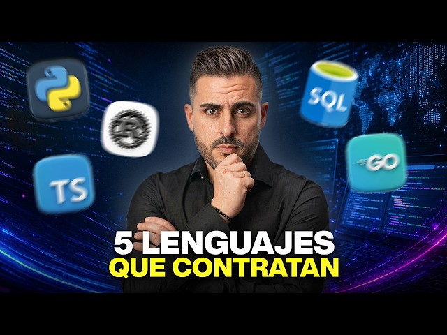 Los 5 lenguajes de programación que te CONTRATAN en 2026