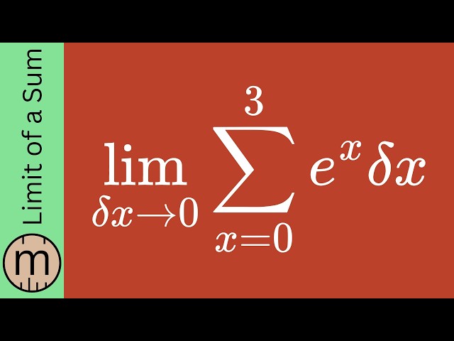 Everything You Need to Know About the Integration as the Limit of a Sum