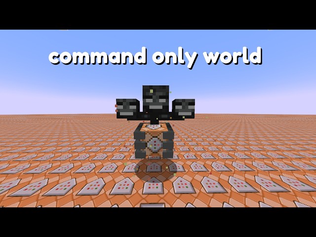 I Spawn the Wither Storm in a Command Block World (this was a bad idea)