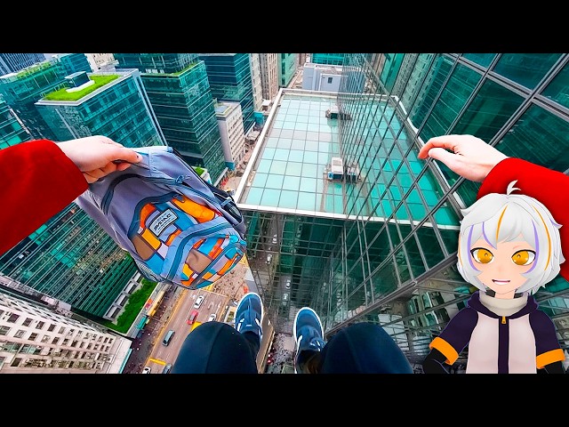 Doing Parkour to Get to Class | ChuyMine Reacts to Nick Pro