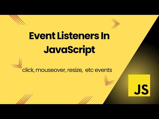 JavaScript Events
