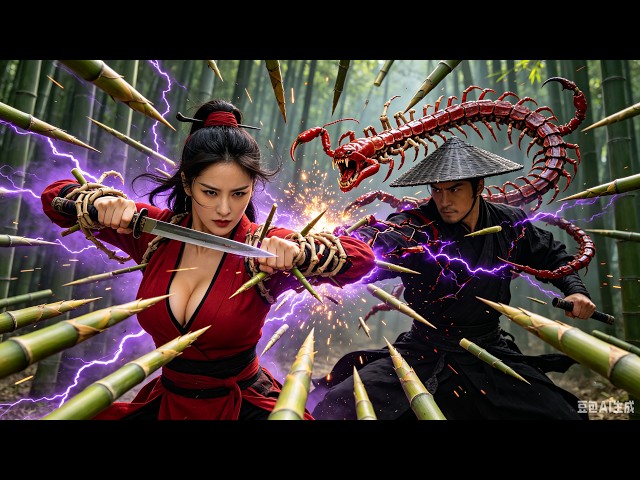 Kung fu master is henpecked! The heroine uses bamboo shoots to discipline her husband!