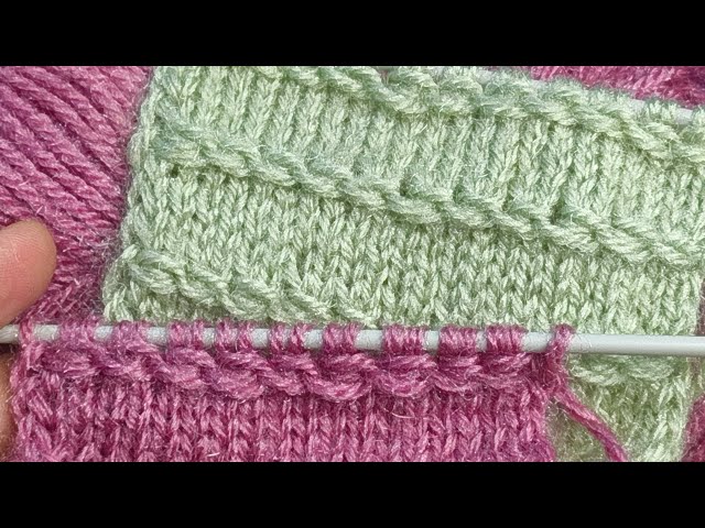 Beautiful & Easy Knitting Pattern 🧶✨ New design for beginners. Try this simple pattern.