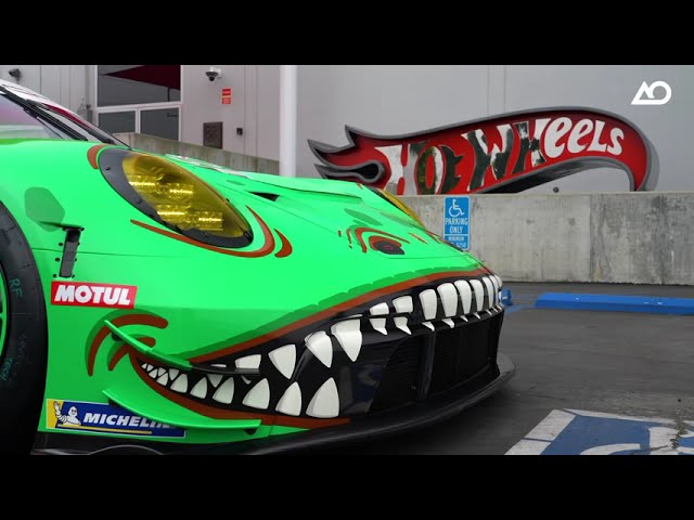 AO Racing’s Rexy Porsche Visits Hot Wheels
